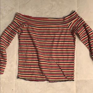 Rainbow stripe shirt